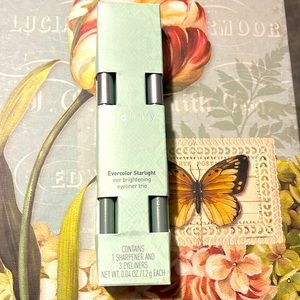 Mally Evercolor Starlight eye brightening eyeliner trio. Includes sharpener